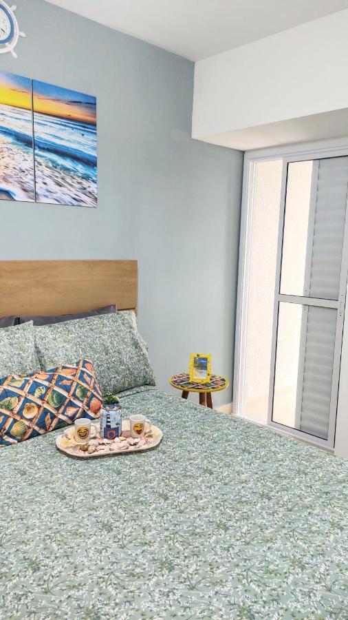 Apto Centro Ubatuba Com Varanda Gourmet, Suite E Piscina Bagian luar foto
