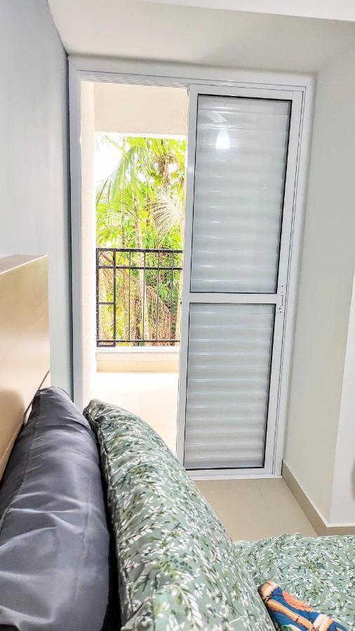 Apto Centro Ubatuba Com Varanda Gourmet, Suite E Piscina Bagian luar foto