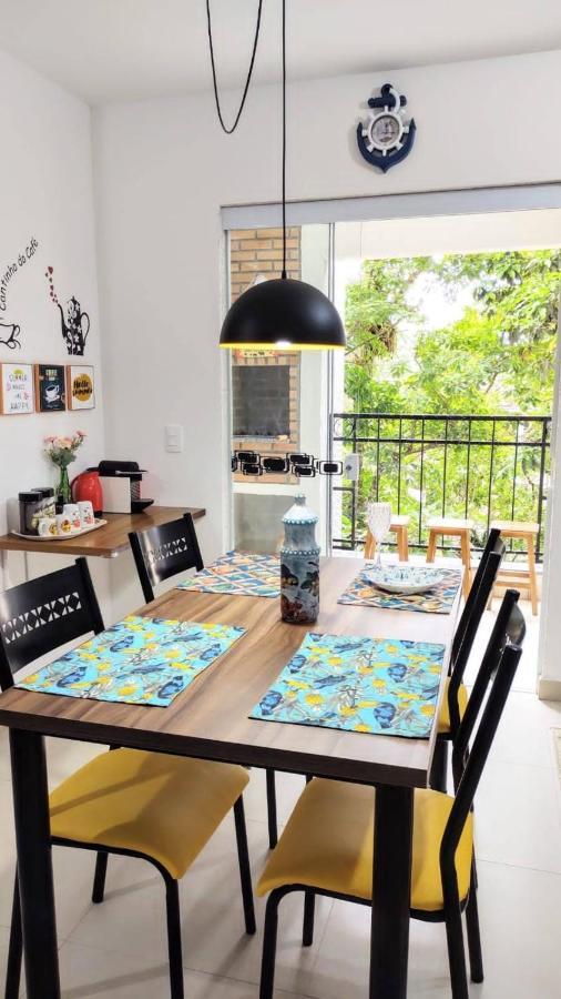 Apto Centro Ubatuba Com Varanda Gourmet, Suite E Piscina Bagian luar foto