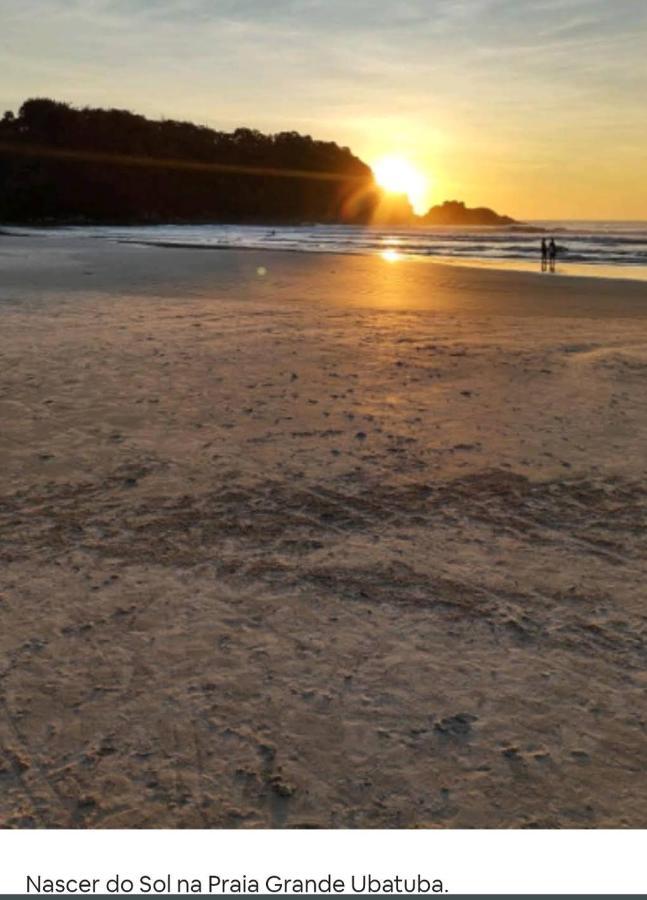 Apto Centro Ubatuba Com Varanda Gourmet, Suite E Piscina Bagian luar foto